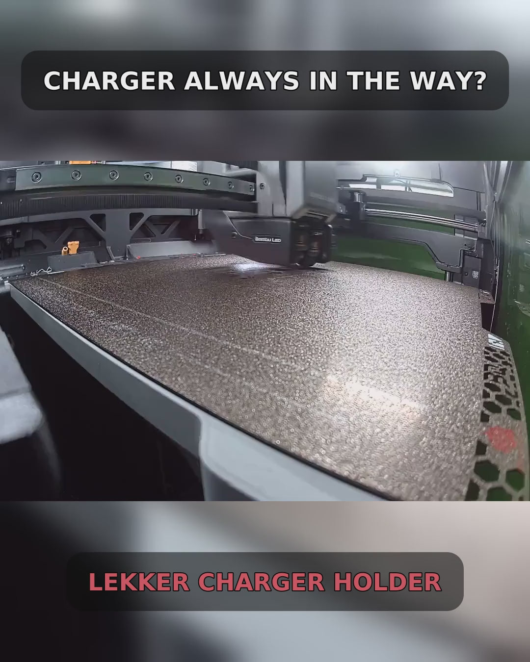 Lekker e-bike battery charger holder